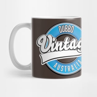 Dubbo australia vintage style logo Mug